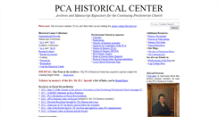 Desktop Screenshot of pcahistory.org