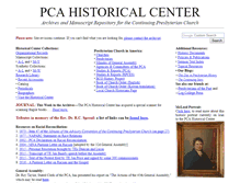 Tablet Screenshot of pcahistory.org